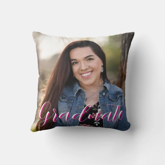 卒業写真 クッション (裏面)