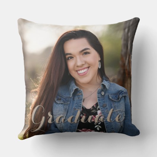 卒業写真 クッション (裏面)