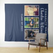 卒業写真 コラージュ 背景 バナー タペストリー (インサイチュ(横))