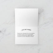 卒業写真 ノートカード (内部)