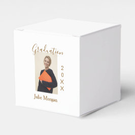 卒業写真 ブラウン ゴールド 年代 20XX 名前シンプル フェイバーボックス