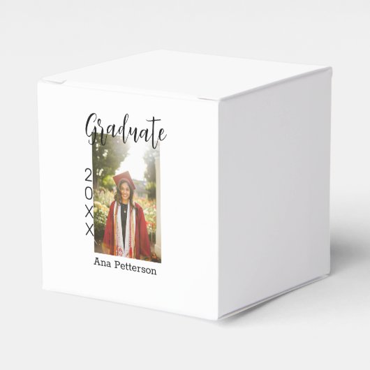 卒業写真 モダン クラシック 今年の名前 ラスティック フェイバーボックス (正面サイド)