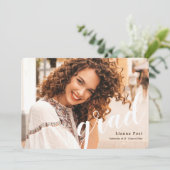 卒業写真 卒業発表 案内状 (スタンド正面)