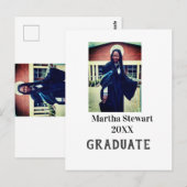 卒業写真 名前 年度 クラス 大学 簡単 ポストカード (正面/裏面)