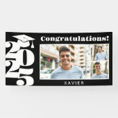 卒業写真（白黒） 横断幕 (横)