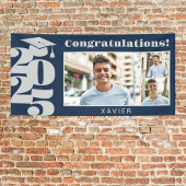 卒業写真（白黒） 横断幕