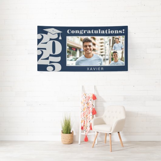 卒業写真（白黒） 横断幕 (インサイチュ)