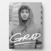 卒業写真(破線) フォトプラーク (正面)