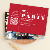 卒業写真（鳥）ショウジョウコウカンチョウ2023年Qrクラス 招待状