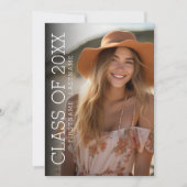 卒業写真 – Class of Any Year Gradパーティー 招待状 (正面)