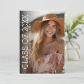 卒業写真 – Class of Any Year Gradパーティー 招待状 (スタンド正面)