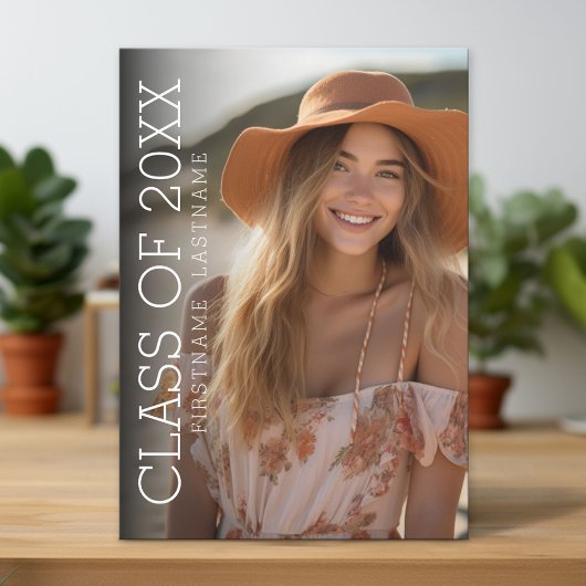 卒業写真 – Class of Any Year Gradパーティー 招待状