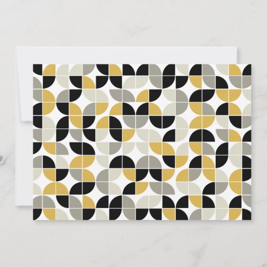 卒業写真 – Gradパーティースクリプト金ゴールド 招待状 (裏面)