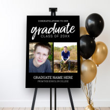 卒業写真 – Graduate モダン Script Black