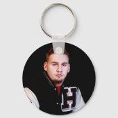 卒業写真Burgundy GRAD Cap Year Monogram キーホルダー (裏面)