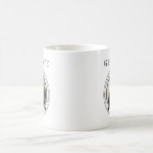 卒業写真Grad Capクラス卒業 コーヒーマグカップ (中央)