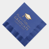 卒業冠エレガントパーソナライズされた名卒業 箔ナプキン (右)