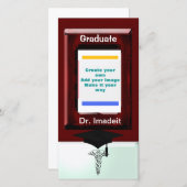 卒業医学専門学校 案内状 (正面/裏面)