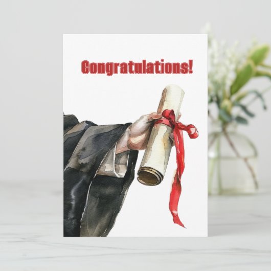 卒業卒業証書 シーズンカード (スタンド正面)