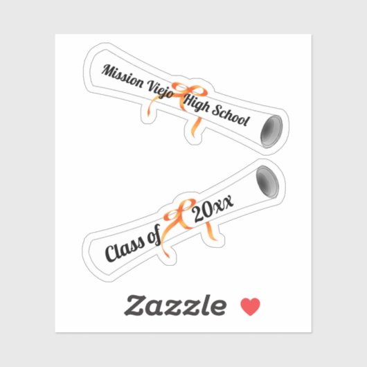 卒業卒業証書 シール (シート)