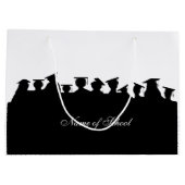 卒業又は懇親会カスタマイズ抱き枕 ラージペーパーバッグ (裏面)