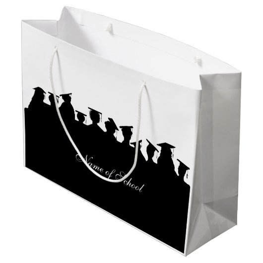 卒業又は懇親会カスタマイズ抱き枕 ラージペーパーバッグ (裏面アングル)