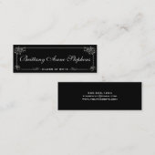 卒業名エレガントカードの挿入 コーリングカード (正面/裏面)