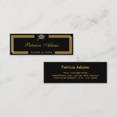 卒業名カスタムカード – クラシック挿入カード コーリングカード (正面/裏面)