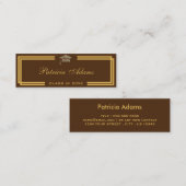 卒業名カスタムカード – クラシック挿入カード コーリングカード (正面/裏面)