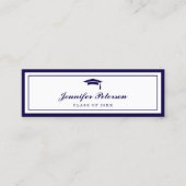 卒業名カードのクラシック挿入スクリプト コーリングカード (正面)