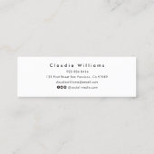 卒業名カードスクモダンリプト挿入金ゴールド コーリングカード (裏面)