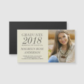 卒業名カード写真連絡記念品 (正面/裏面)