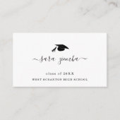 卒業名カード卒業発表挿入 エンクロージャーカード (正面)