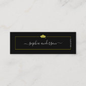 卒業名カード – エレガントクラシック挿入カード コーリングカード (正面)