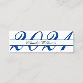 卒業名カード。エレガントクラシック挿入 コーリングカード