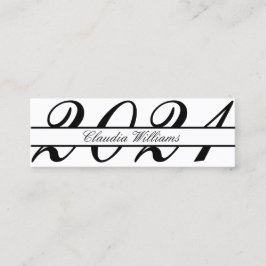 卒業名カード。エレガントクラシック挿入 コーリングカード