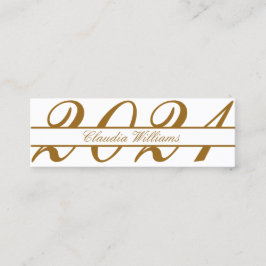 卒業名カード。エレガントクラシック挿入 コーリングカード