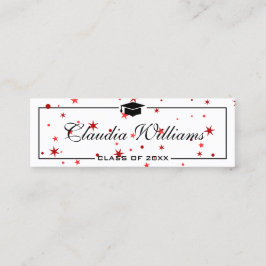 卒業名カード。エレガントクラシック挿入 コーリングカード