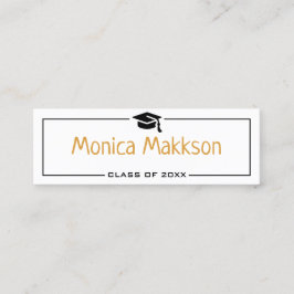 卒業名カード。エレガントクラシック挿入 コーリングカード