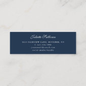 卒業名カード | シンプルタイプ挿入カード スキニー名刺 (裏面)