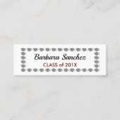卒業名カード スキニー名刺 (正面)