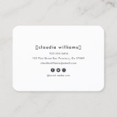 卒業名カード – 金ゴールドクラシック挿入カード コーリングカード (裏面)