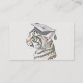 卒業名カード | 3枚の写真を追加 名刺 (正面)