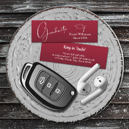 卒業名クラス詳細クリムゾン コーリングカード