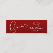 卒業名クラス詳細（鳥）ショウジョウコウカンチョウ赤 コーリングカード (正面)