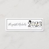 卒業名パーソナライズされたカード コーリングカード (正面)