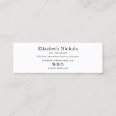 卒業名パーソナライズされたカード コーリングカード (裏面)