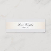 卒業名フォーマルエレガントカードのエンクロージャ コーリングカード (正面)
