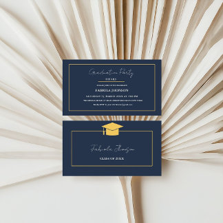 卒業名モダンカード挿入金ゴールド枠 エンクロージャーカード