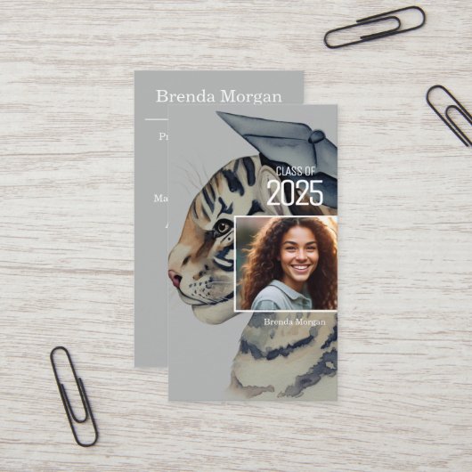 卒業名刺 名刺 (正面/裏面インサイチュ)